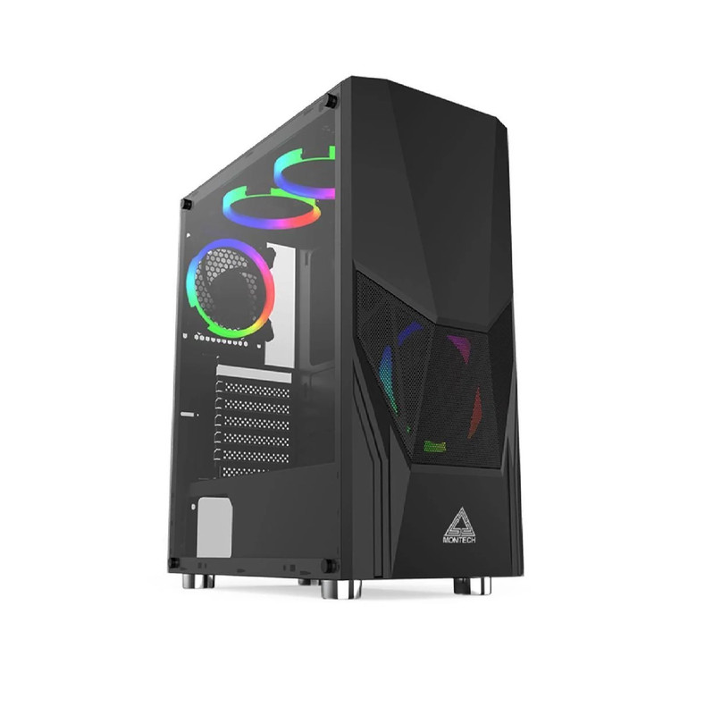 Montech Fighter 500 ATX Mid-Tower w/ 4 Fans - صندوق